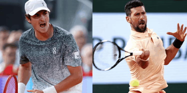 Fonseca x Djokovic: brasileiro faz maior jogo da carreira contra ídolo e admirador